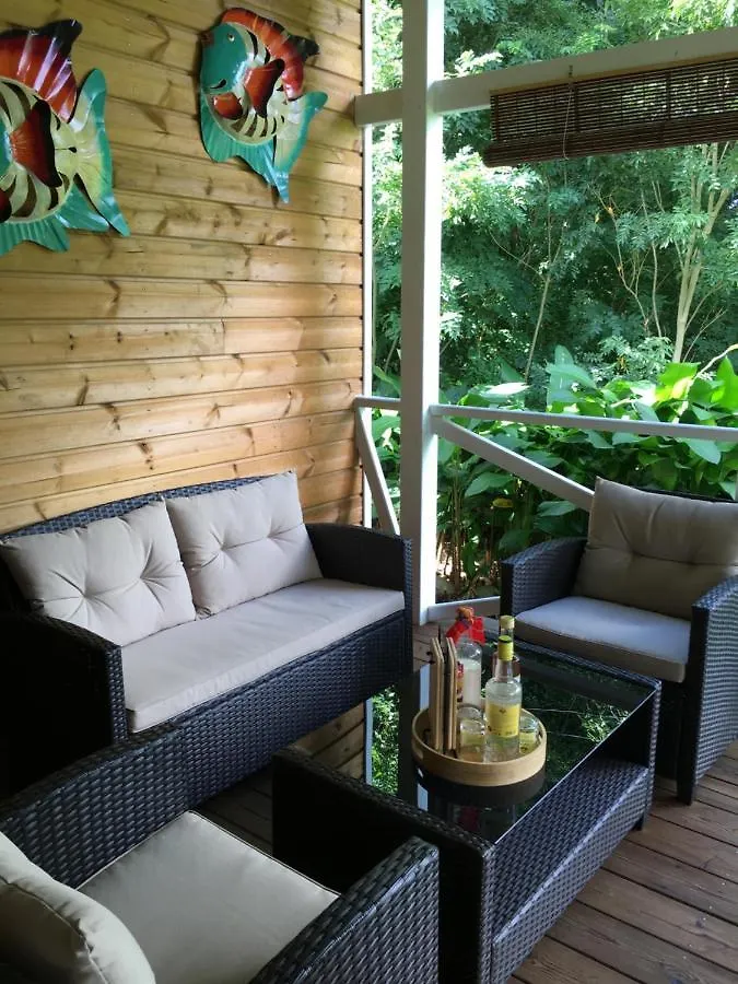 Grand Bungalow Avec Piscine Et Vue Mer Bouillante